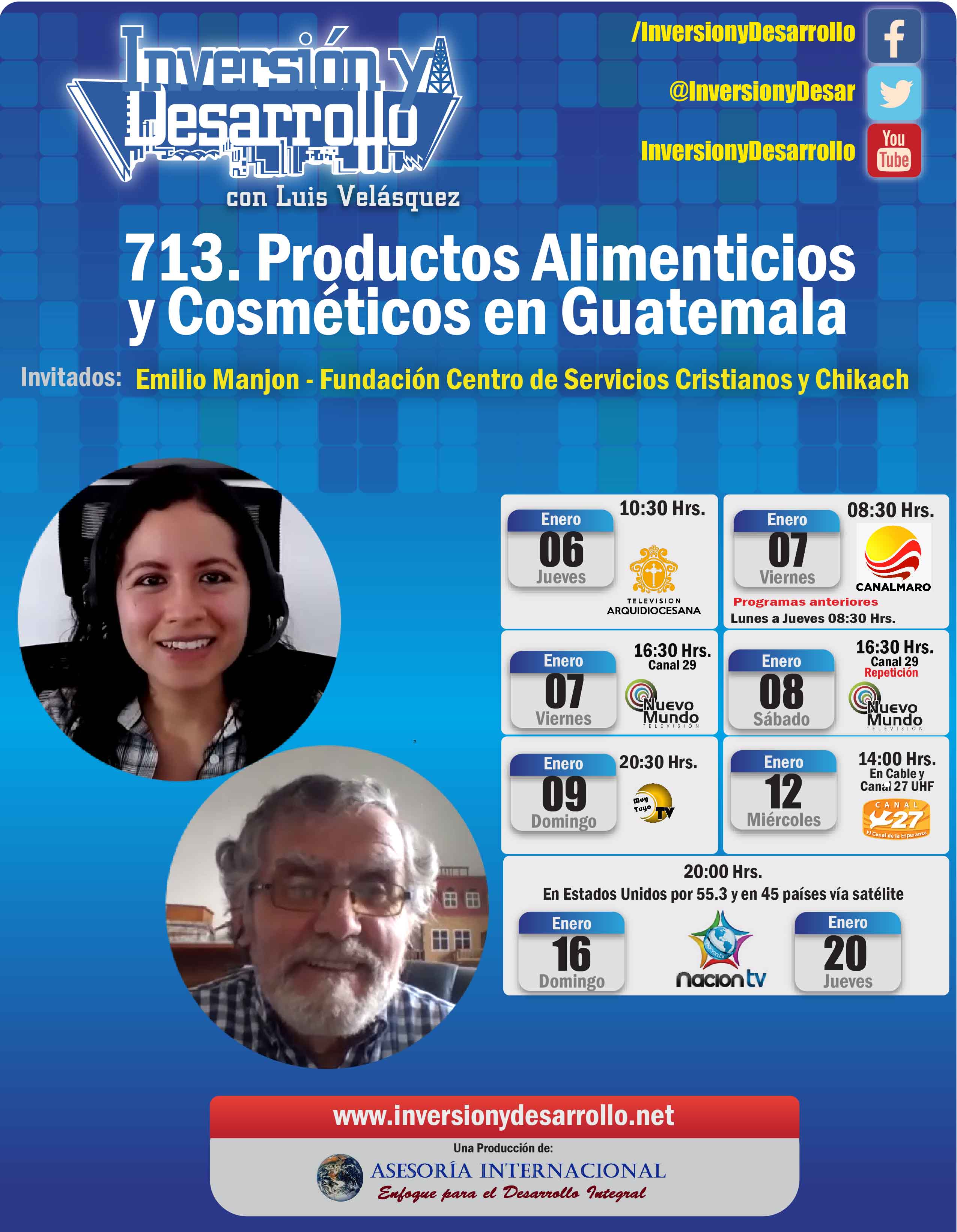 713. Productos Alimenticios y Cosméticos en Guatemala
